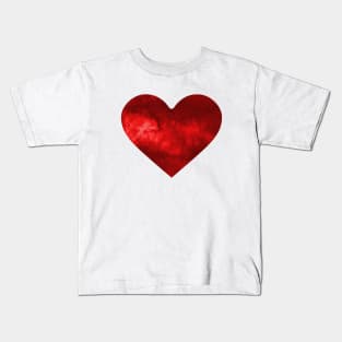 Red Electric Love Heart Kids T-Shirt